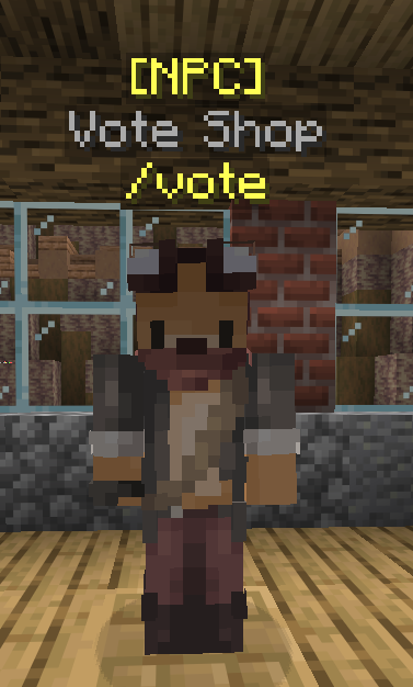 Vote-Shop-NPC am Spawn